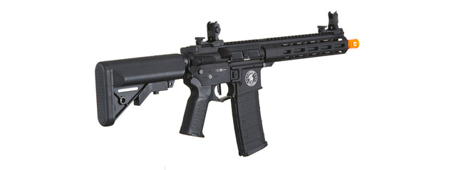 Airsoft Gun Lancer Tactical Viking 10" M-LOK Proline Series M4 Airsoft Rifle w/ Crane Stock (Color: Black)