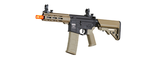 Airsoft Gun Lancer Tactical Mayhem 7" M-LOK Proline Series M4 Airsoft Rifle w/ Crane Stock (Color: Two-Tone)