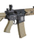 Lancer Tactical Blazer 7" M-LOK Proline Series M4 Airsoft Rifle with Delta Stock & Mock Suppressor (Color: Two-Tone)