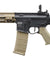 Lancer Tactical Blazer 7" M-LOK Proline Series M4 Airsoft Rifle with Delta Stock & Mock Suppressor (Color: Two-Tone)