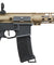 Lancer Tactical Gen 3 M-LOK 10" Airsoft M4 AEG with Delta Stock (Color: FDE Upper Receiver & Black Lower)