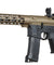 Lancer Tactical Gen 3 M-LOK 10" Airsoft M4 AEG with Delta Stock (Color: FDE Upper Receiver & Black Lower)