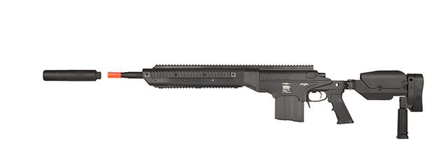 Lancer Tactical Bolt Action Sniper Rifle w/ Folding Stock (Color: Black)