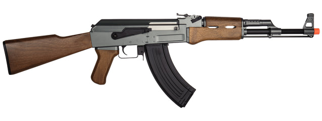 LT-728-Nb Ak-47 Aeg Rifle (Faux Wood), No Battery/Charger Airsoft Gun