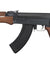 Lancer Tactical AK47 Airsoft AEG Rifle w/ Folding Stock, Battery & Charger (Color: Black / Faux Wood)