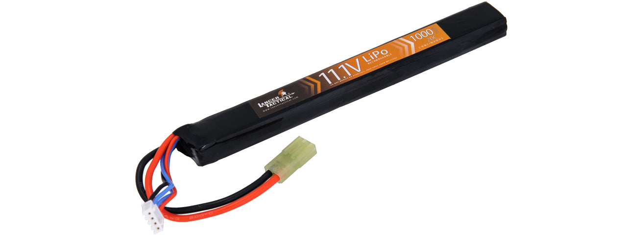 Echo1 7.4V 1100mAh 25C Stick Type LiPo Battery For Airsoft AEG Guns – ECHO-LIPO-8