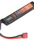LT7.4V1100St 15C 7.4V 1100 Mah Stick Lipo Battery (Black) Airsoft Gun Accessories