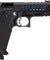 Lancer Tactical Knightshade Hi-Capa Gas Blowback Airsoft Pistol (Color: Black & Blue)