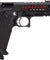 Lancer Tactical Knightshade Hi-Capa Gas Blowback Airsoft Pistol (Color: Black & Red)