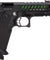 Lancer Tactical Knightshade Hi-Capa Gas Blowback Airsoft Pistol (Color: Black & Green)