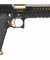 Lancer Tactical Knightshade Hi-Capa Gas Blowback Airsoft Pistol (Color: Black & Gold)