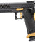 Lancer Tactical Knightshade Hi-Capa Gas Blowback Airsoft Pistol (Color: Black & Gold)