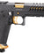 Lancer Tactical Knightshade Hi-Capa Gas Blowback Airsoft Pistol (Color: Black & Gold)