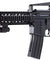 UK Arms M-16A Spring Powered Rifle with 2 Magazines and 2 Stocks (Color: Black)