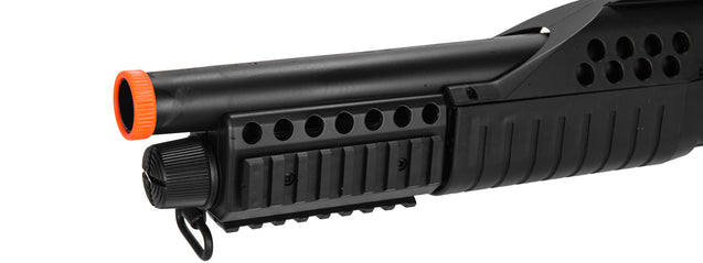 M180C1 Spring Shotgun Ris W/ 4 Bullet Shells, Shell Holder, Retractable Le Stock