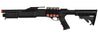 M180C1 Spring Shotgun Ris W/ 4 Bullet Shells, Shell Holder, Retractable Le Stock