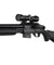 Double Eagle Airsoft Spring Tension Shotgun W/ Accessories - Black