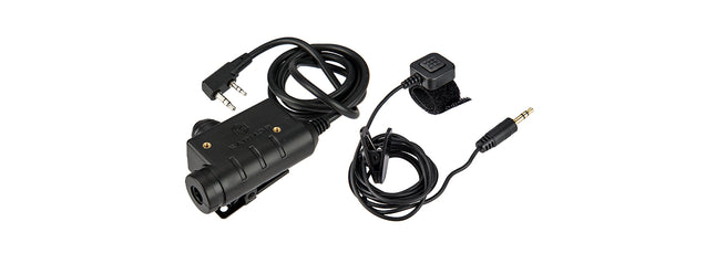 M52-Ken Earmor Tactical Military Adapter Ptt For Kenwood Version (Black)