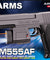 Ukarms M555Af Spring Pistol W/ Laser And Flashlight (Black)