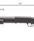 Double Eagle M58A Full Metal Pump Action Airsoft Spring Shotgun w/ Full Stock (Color: Black)