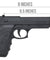 Ukarms M757B M9 Airsoft Spring Pistol (BLACK)