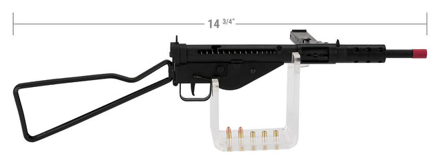 GHK 1:3 Scale Sten MKII Miniature Model Airsoft Gun (Color: Black)