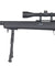 Uk Arms Airsoft Vsr-10 Bolt Action Rifle W/ Scope & Bipod - Black Airsoft Gun Rifles