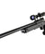 Well MB04BA Bolt Action Rifle w/Scope (COLOR: BLACK)