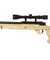 Wellfire SR22 Bolt Action Type 22 Sniper Rifle W/ Scope + Bipod - Tan