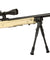 Wellfire SR22 Bolt Action Type 22 Sniper Rifle W/ Scope & Bipod - Tan
