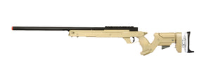 Wellfire SR22 Full Metal Type 22 Bolt Action Sniper Rifle - Dark Earth