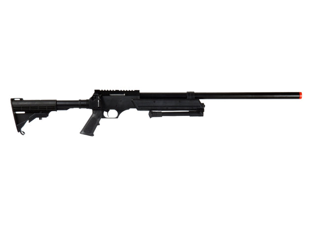 Well Airsoft SR2 Bolt Action Rifle W/ Bipod - Black