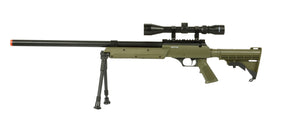 WellFire APS SR-2 Modular Bolt Action Sniper Rifle W/ Scope - OD Green