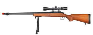 UK Arms Airsoft VSR-10 Bolt Action Sniper Rifle (Color: Wood)