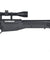 Well Mb08Bab L96 Awp Bolt Action Rifle W/Folding Stock Bipod & Scope (Color: Black) Airsoft Gun Rifles