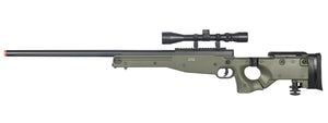 Well MB08GA L96 AWP Bolt Action Rifle w/Folding Stock & Scope (COLOR: OD GREEN)