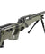 UK Arms Airsoft L96 AWP Bolt Action Rifle Fold Stock Bipod - OD Green