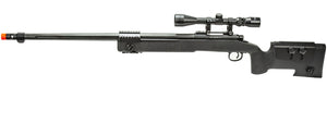 WellFire M40A5 Bolt Action Airsoft Sniper Rifle w/ Scope (Color: Black)