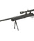 WellFire MB17BAB Bolt Action Airsoft Sniper Rifle w/ Scope and Bipod (Color: Black)