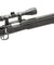 WellFire MB17BAB Bolt Action Airsoft Sniper Rifle w/ Scope and Bipod (Color: Black)