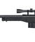 Well MB4402BA Bolt Action Rifle w/Fluted Barrel & Scope (COLOR: BLACK)