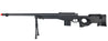 Well Airsoft Bolt Action Rifle W/ Fluted Barrel And Bipod - Black Airsoft Gun Rifles