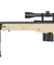 Well Mb4402Tab Bolt Action Rifle W/Fluted Barrel, Scope & Bipod (Color: Tan) Airsoft Gun Rifles