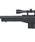 Well Airsoft MK96 Bolt Action Rifle W/ Barrel & Duplex Scope - Black