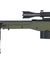 Well Airsoft MK96 Bolt Action Rifle W/ Barrel, Scope & Bipod - Green
