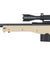 Well MB4403TA2 Bolt Action Rifle w/Fluted Barrel & Illuminated Scope (COLOR: TAN)