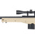 Well MB4403TA Bolt Action Rifle w/Fluted Barrel & Scope (COLOR: TAN)