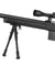 Wellfire MB4404BAB Airsoft M24 Sniper Rifle W/ Scope & Bipod - Black