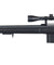 Well MB4405BA Bolt Action Rifle w/Fluted Barrel & Scope (COLOR: BLACK)
