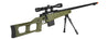 UK Arms Airsoft MK96 Covert Bolt Action Scope Rifle W/ Bipod - OD